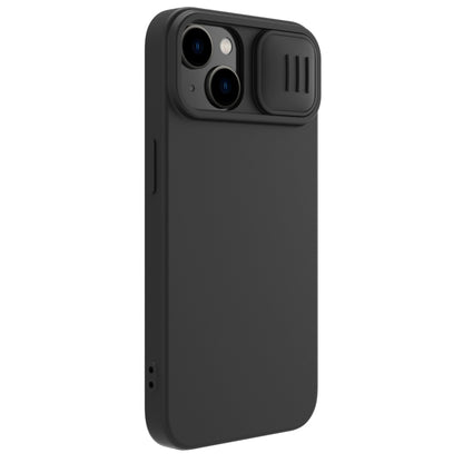 For iPhone 14 Plus  NILLKIN CamShield Liquid Silicone Phone Case(Black) - iPhone 14 Plus Cases by NILLKIN | Online Shopping UK | buy2fix