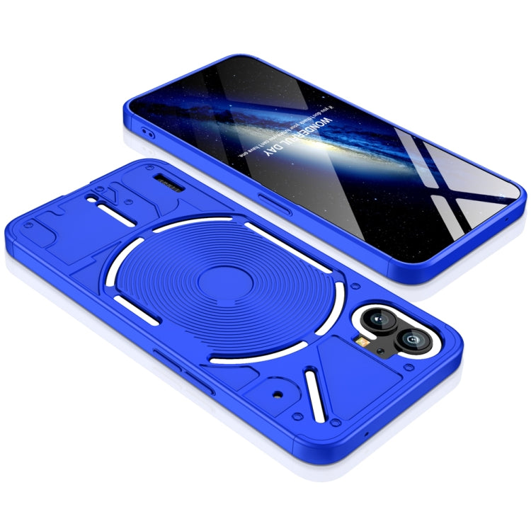 For Nothing Phone 1 GKK Three Stage Splicing Full Coverage PC Phone Case(Blue) - More Brand by GKK | Online Shopping UK | buy2fix