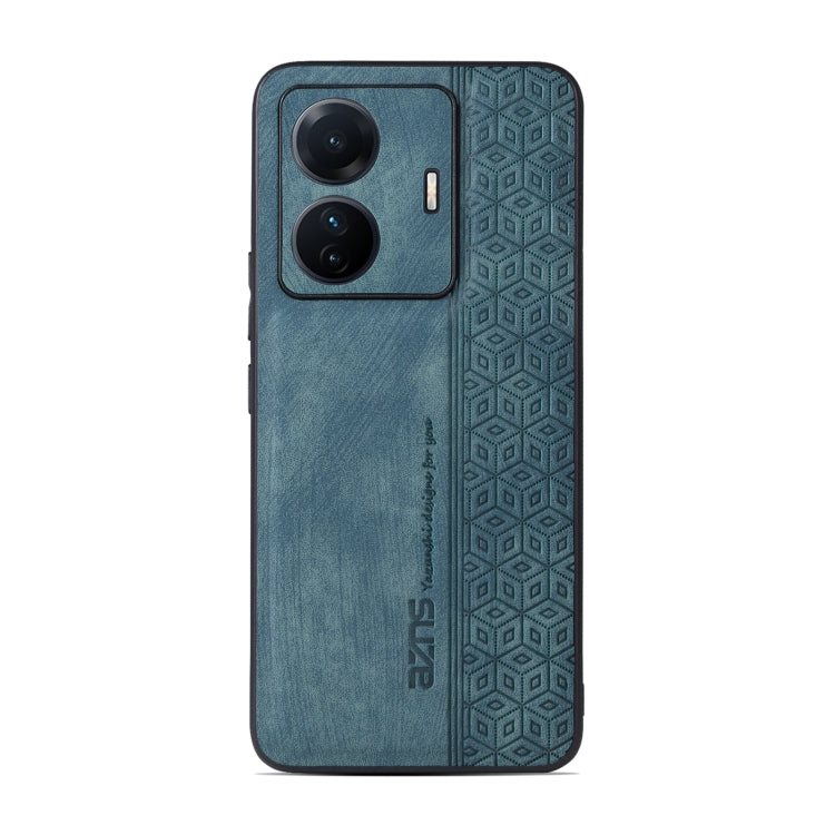 For vivo S15e / T1 Pro AZNS 3D Embossed Skin Feel Phone Case(Dark Green) -  by AZNS | Online Shopping UK | buy2fix