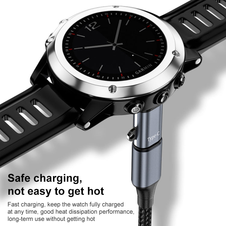 For Garmin Watch Charging Adapter, Interface:DC5.5 x 2.1 90 Elbow - Smart Wear by buy2fix | Online Shopping UK | buy2fix