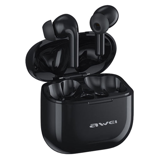 awei T1 Pro True Sports Earbuds With Charging Case(Black) - Bluetooth Earphone by awei | Online Shopping UK | buy2fix