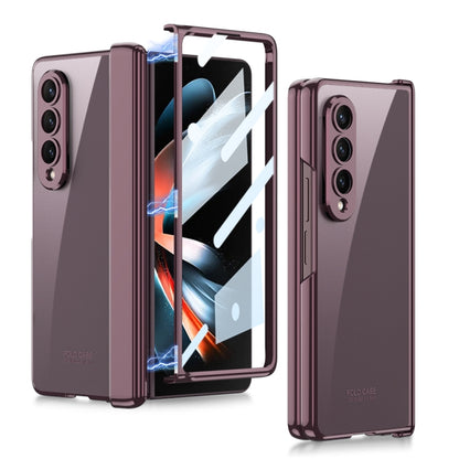 For Samsung Galaxy Z Fold4 GKK Integrated Magnetic Hinged Phantom Phone Case(Wine Red) - Galaxy Z Fold4 5G Cases by GKK | Online Shopping UK | buy2fix