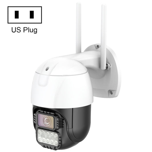 QX67 Humanoid Recognition AI Alarm WiFi Dome IP Camera, US Plug - Security by buy2fix | Online Shopping UK | buy2fix
