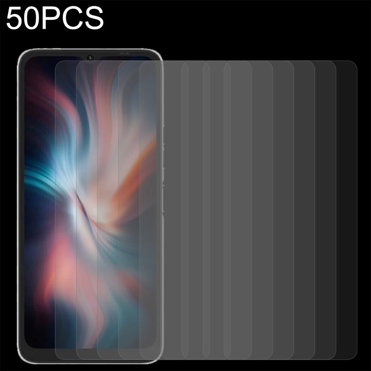 For UMIDIGI C1 Max 50 PCS 0.26mm 9H 2.5D Tempered Glass Film - For Umidigi by buy2fix | Online Shopping UK | buy2fix