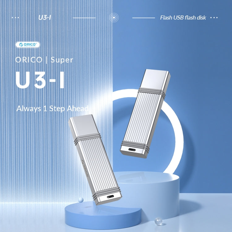 ORICO USB Flash Drive, Read: 100MB/s, Write: 50MB/s, Memory:32GB, Port:USB-A(Silver) - USB Flash Drives by ORICO | Online Shopping UK | buy2fix