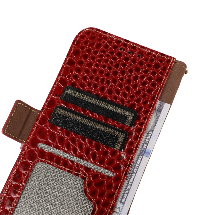 For Samsung Galaxy S23+ 5G Crocodile Top Layer Cowhide Leather Phone Case(Red) - Galaxy S23+ 5G Cases by buy2fix | Online Shopping UK | buy2fix