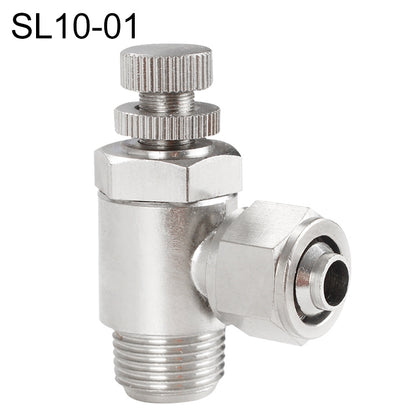 SL10-01 LAIZE Nickel Plated Copper Trachea Quick Fitting Throttle Valve Lock Female Connector -  by LAIZE | Online Shopping UK | buy2fix
