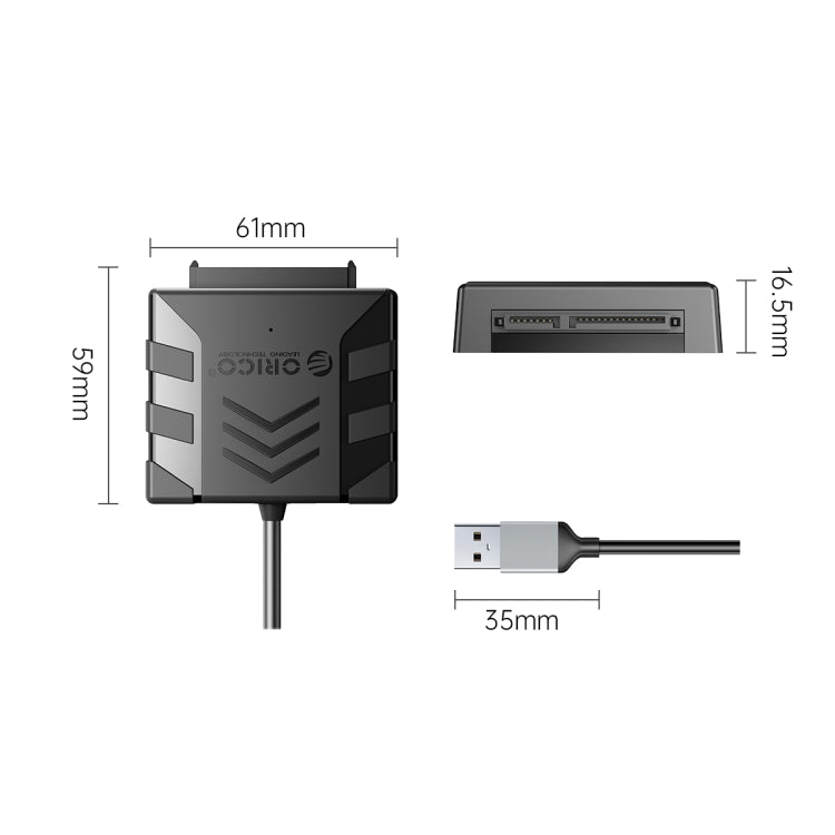 ORICO UTS1 USB 2.0 2.5-inch SATA HDD Adapter, Cable Length:0.3m - USB to IDE / SATA by ORICO | Online Shopping UK | buy2fix