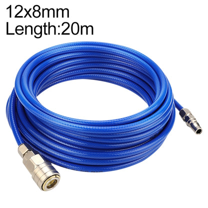 LAIZE High Pressure Flexible Polyurethane Pneumatic Tubing with Connector, Specification:12x8mm, 20m - PU Air Pipe by LAIZE | Online Shopping UK | buy2fix