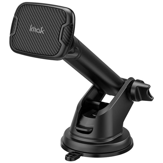 IMAK C5-X4 Telescopic Rod Magnetic Car Holder(Black) - In Car by imak | Online Shopping UK | buy2fix