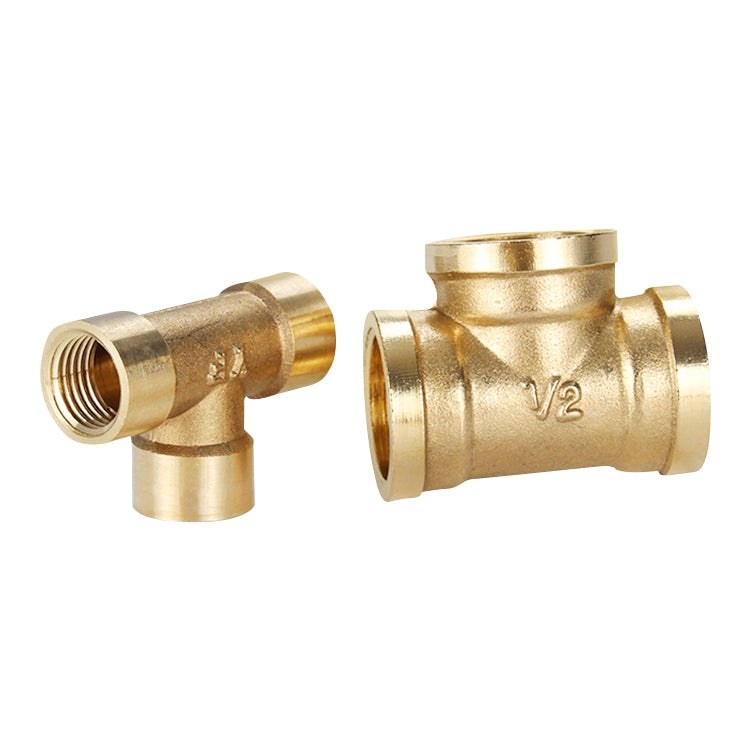 LAIZE Internal Thread Plumbing Copper Pipe Fittings, Caliber:4 Point(Three Way) -  by LAIZE | Online Shopping UK | buy2fix