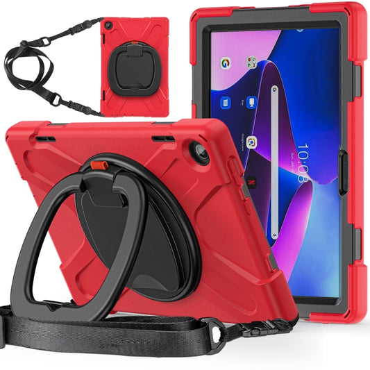 For Lenovo Tab M10 10.1 3rd Gen Silicone + PC Protective Tablet Case(Red) - For Lenovo by buy2fix | Online Shopping UK | buy2fix