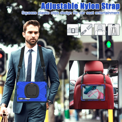 For Lenovo Pad Pro 2022 11.2 inch Silicone + PC Protective Tablet Case(Blue) - For Lenovo by buy2fix | Online Shopping UK | buy2fix