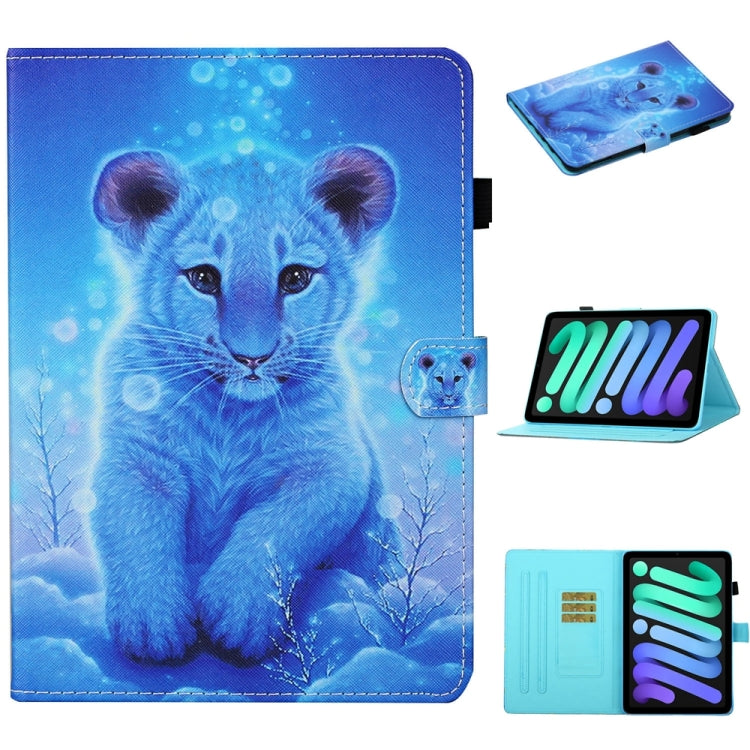 For iPad 2025 / 2022 Coloured Drawing Stitching Smart Leather Tablet Case(Little Tiger) - iPad 2025 / 2022 Cases by buy2fix | Online Shopping UK | buy2fix