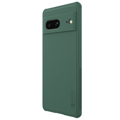 For Google Pixel 7 5G NILLKIN Super Frosted Shield Pro PC + TPU Phone Case(Green) - Google Cases by NILLKIN | Online Shopping UK | buy2fix