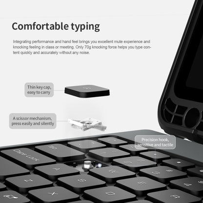 For Samsung Galaxy Tab S8+/S8+ 5G/S7+/S7 FE Nillkin Bumper Combo Keyboard Case - Samsung Keyboard by NILLKIN | Online Shopping UK | buy2fix