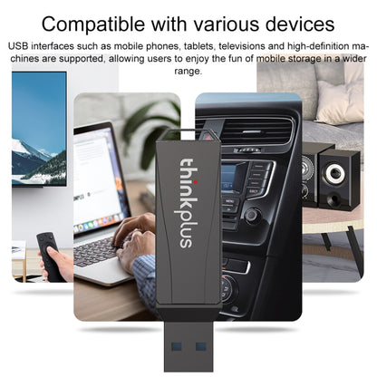 Lenovo Thinkplus MU252 USB 3.1 + USB-C / Type-C Flash Drive, Memory:32GB(Black) - USB Flash Drives by Lenovo | Online Shopping UK | buy2fix