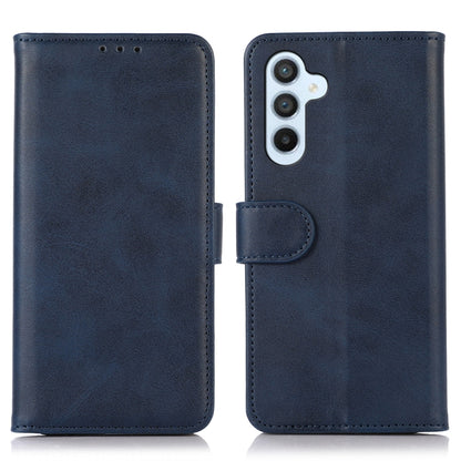 For Samsung Galaxy A54 5G Cow Texture Leather Phone Case(Blue) - Galaxy Phone Cases by buy2fix | Online Shopping UK | buy2fix