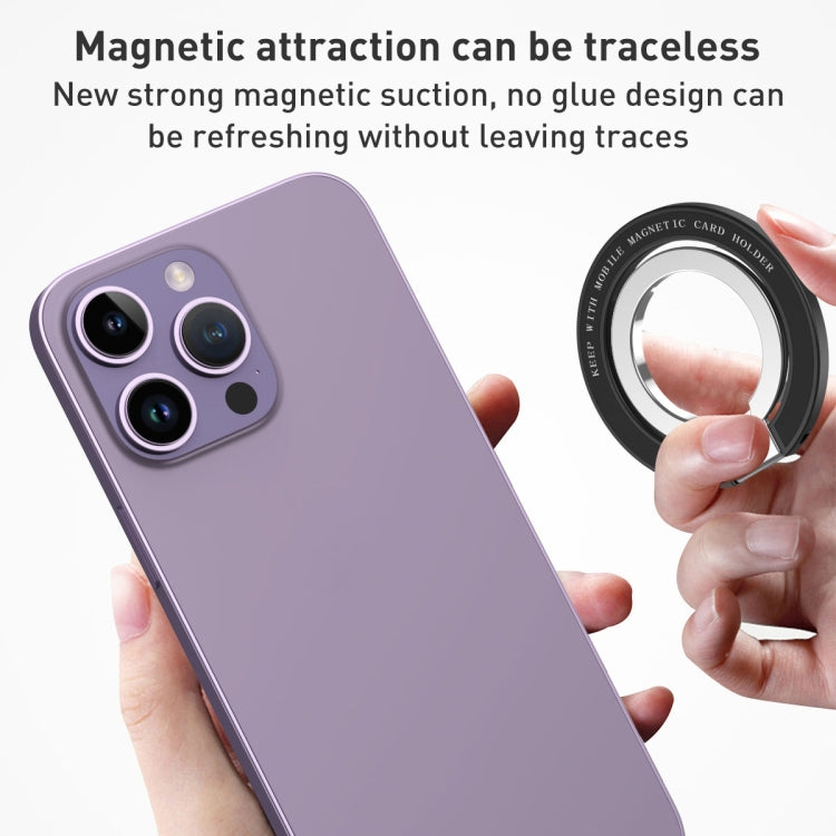 Car Magnetic Dual Axis Ring Phone Holder(Bright Sky Blue) - Ring Holder by buy2fix | Online Shopping UK | buy2fix