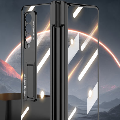 For Samsung Galaxy Z Fold3 5G GKK Magnetic Fold Hinge Shockproof Phone Case with Pen Slots(Black) - Galaxy Phone Cases by GKK | Online Shopping UK | buy2fix