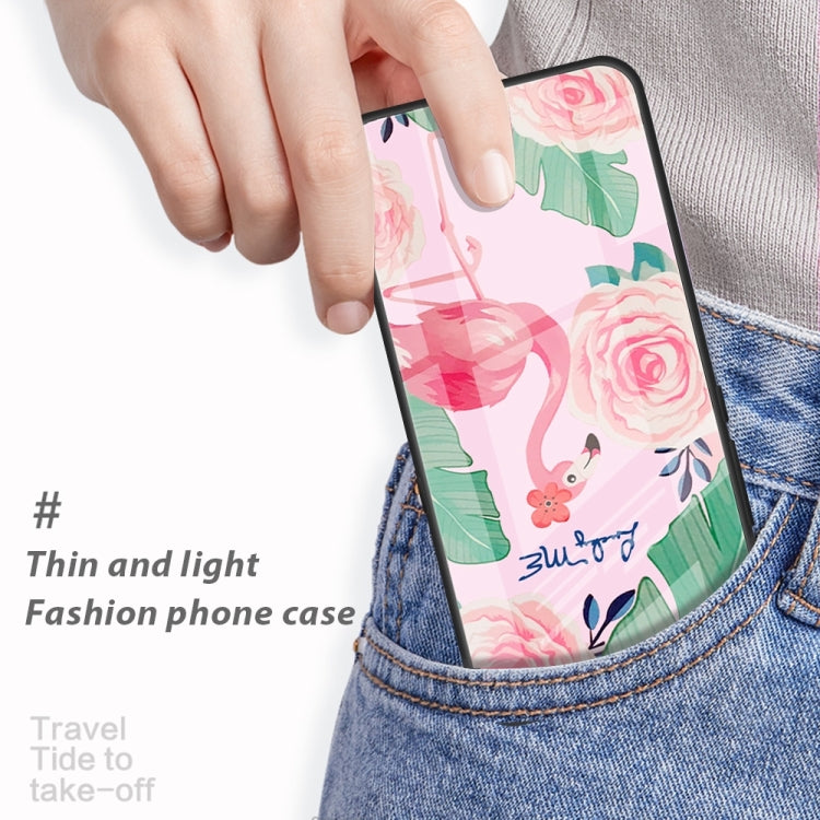 For Xiaomi Redmi A1+ Colorful Painted Glass Phone Case(Owl) - Xiaomi Cases by buy2fix | Online Shopping UK | buy2fix