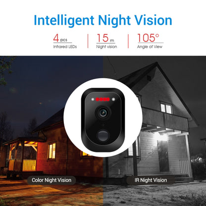 ESCAM QF370 3MP Cloud Storage PT WIFI Solar Panel IP Camera with PIR Alarm Support Night Vision & Two Way Audio - Security by ESCAM | Online Shopping UK | buy2fix