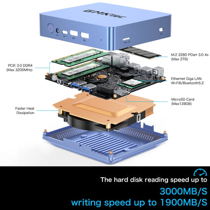 GMK KB10 Windows 11 Home Mini PC, 16GB+512GB, AMD Ryzen 7 5800U Quad Core, Support WiFi & BT(EU Plug) -  by GMKtec | Online Shopping UK | buy2fix