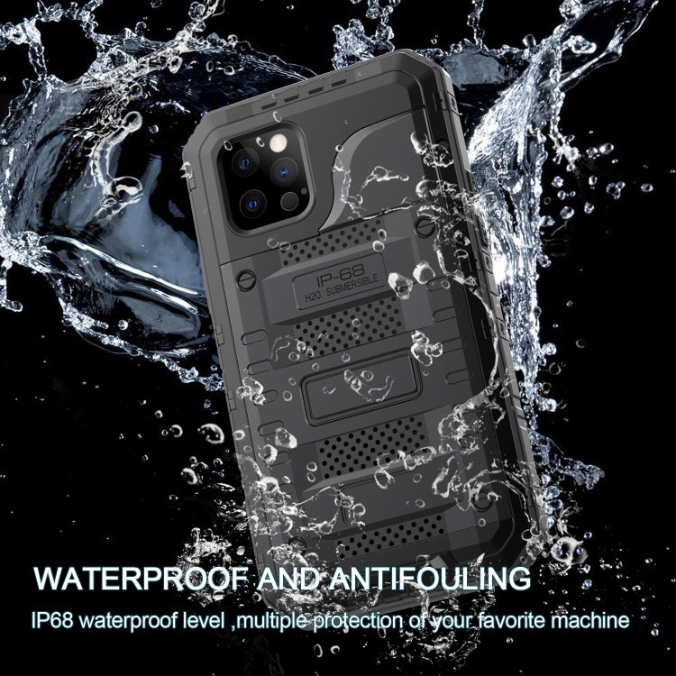 For iPhone 14 RedPepper Wolf 360 Full Body Rugged Life Waterproof Phone Case(Black) - iPhone 14 Cases by RedPepper | Online Shopping UK | buy2fix