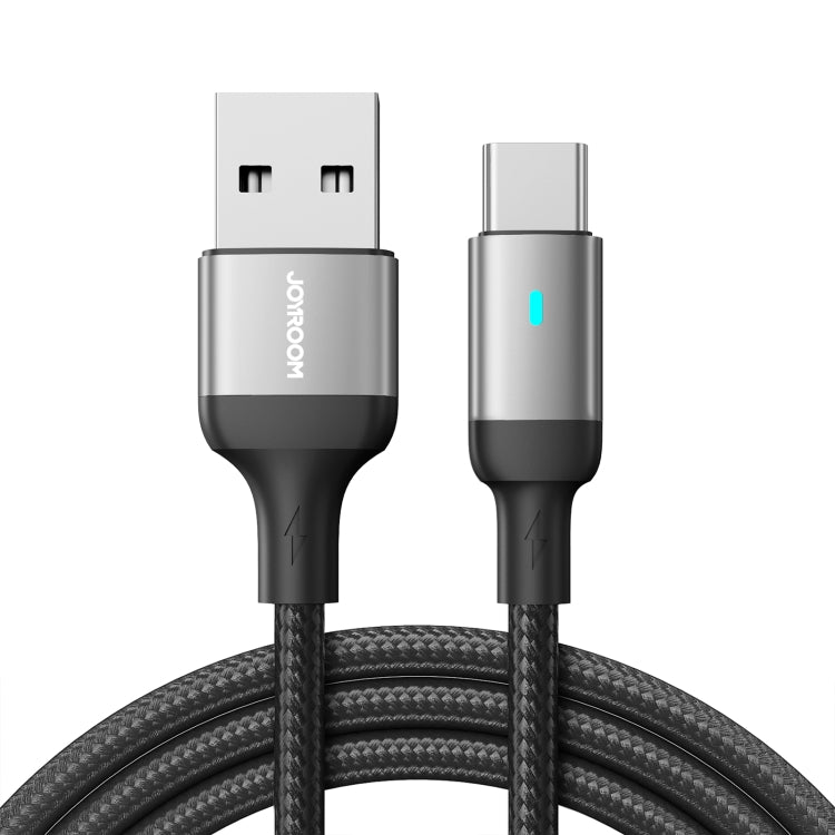 JOYROOM S-UC027A10 Extraordinary Series 3A USB-A to USB-C / Type-C Fast Charging Data Cable, Cable Length:1.2m(Black) -  by JOYROOM | Online Shopping UK | buy2fix