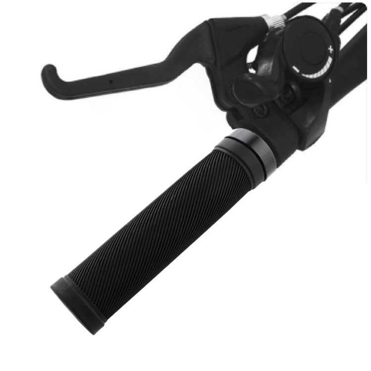 AG40 1 Pair 22mm Caliber Bicycle Grips(Black) -  by buy2fix | Online Shopping UK | buy2fix