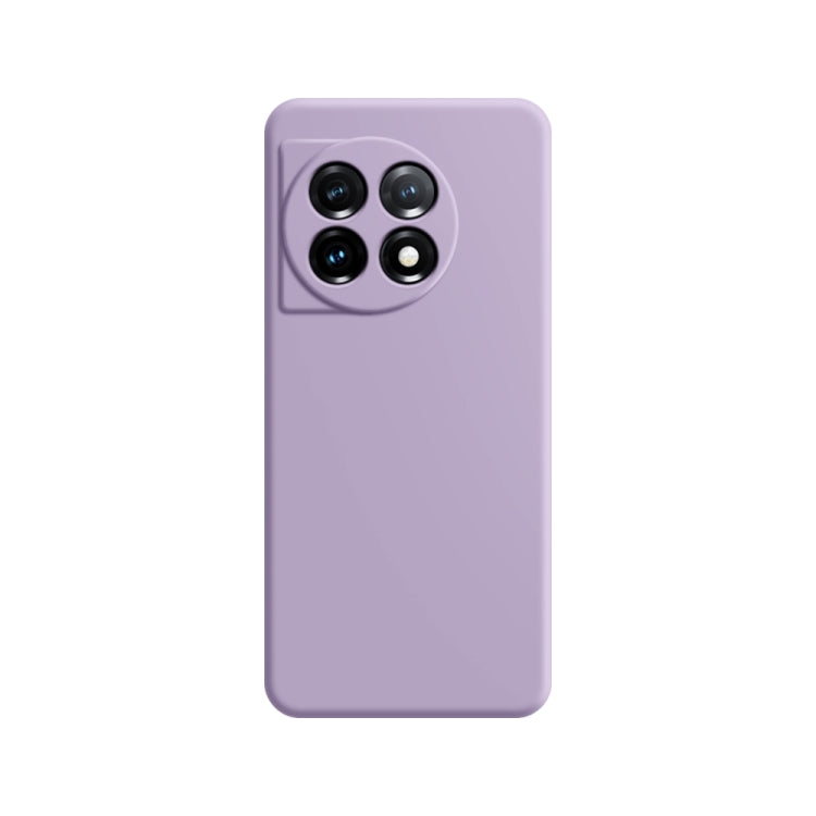 For OnePlus 11 Imitation Liquid Silicone Phone Case(Purple) - OnePlus Cases by buy2fix | Online Shopping UK | buy2fix