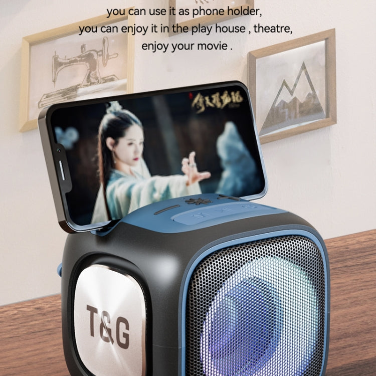 T&G TG359 Portable Outdoor LED Wireless Bluetooth Speaker(Red) - Mini Speaker by T&G | Online Shopping UK | buy2fix