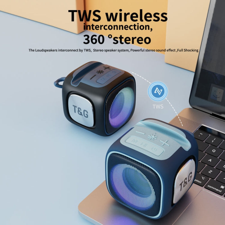 T&G TG359 Portable Outdoor LED Wireless Bluetooth Speaker(Black) - Mini Speaker by T&G | Online Shopping UK | buy2fix