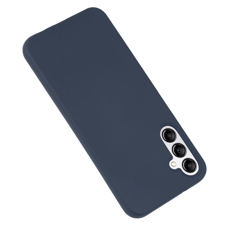 For Samsung Galaxy A14 5G GOOSPERY SOFT FEELING Liquid TPU Soft Phone Case(Dark Blue) - Galaxy Phone Cases by GOOSPERY | Online Shopping UK | buy2fix