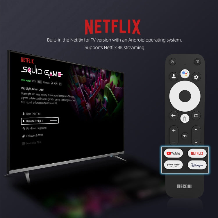 MECOOL KM7 Plus Android 10.0 Smart TV Set Top Box, Amlogic S905Y4 Quad Core, 2GB+16GB, Plug Type:UK Plug - Consumer Electronics by MECOOL | Online Shopping UK | buy2fix