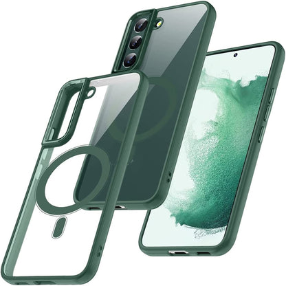 For Samsung Galaxy S23+ 5G Acrylic PC MagSafe Magnetic Phone Case(Green) - Galaxy S23+ 5G Cases by buy2fix | Online Shopping UK | buy2fix