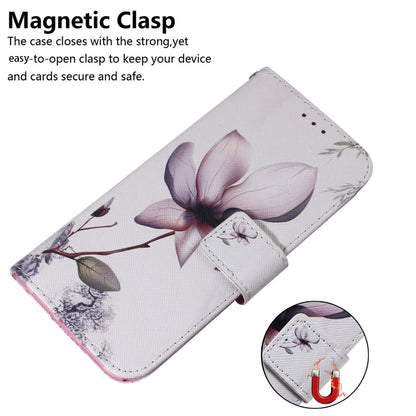 For TCL 408 Coloured Drawing Flip Leather Phone Case(Magnolia) - More Brand by buy2fix | Online Shopping UK | buy2fix