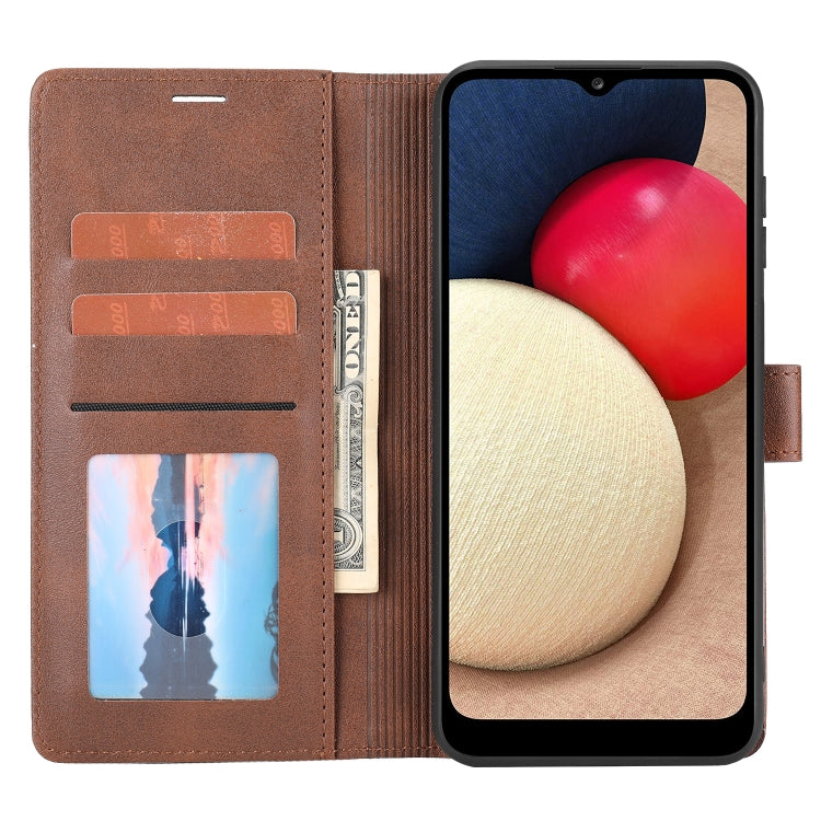 For Samsung Galaxy A24 4G Classic Wallet Flip Leather Phone Case(Brown) - Galaxy Phone Cases by buy2fix | Online Shopping UK | buy2fix