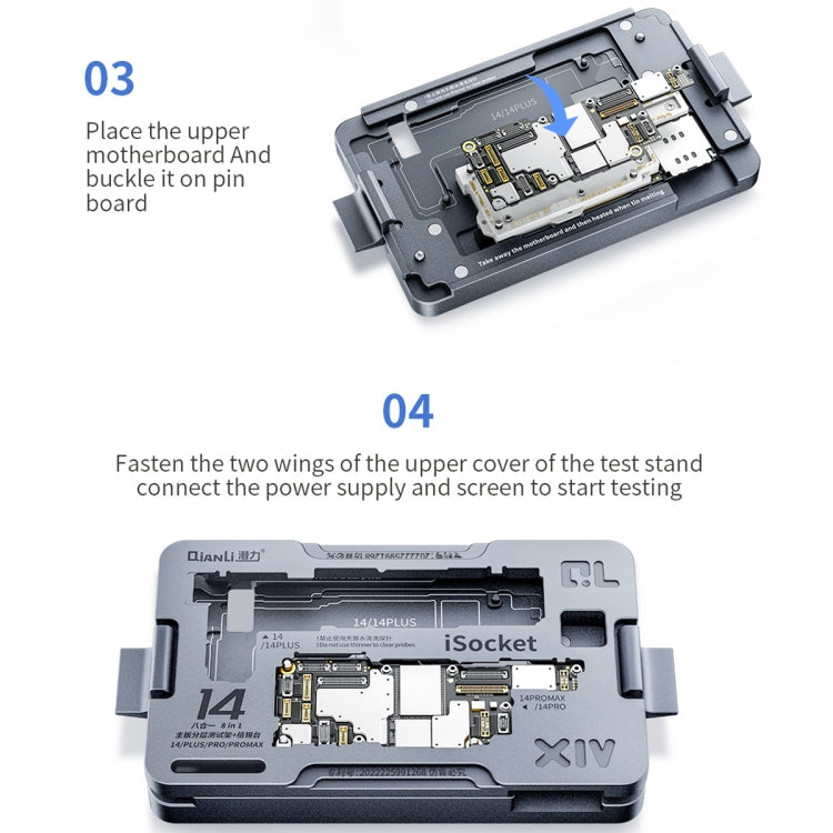 Qianli iSocket Motherboard Layered Test Fixture For iPhone 14 Series - Repair & Spare Parts by QIANLI | Online Shopping UK | buy2fix