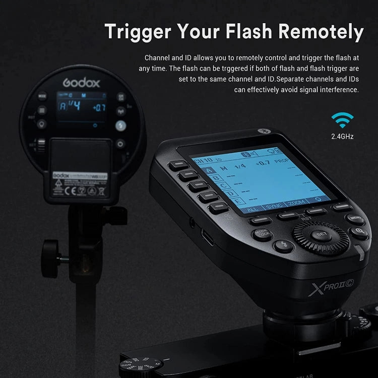 Godox XPro II TTL Wireless Flash Trigger For Nikon(Black) - Wireless Flash Trigger by Godox | Online Shopping UK | buy2fix