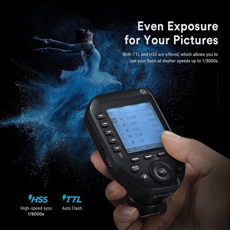 Godox XPro II TTL Wireless Flash Trigger For Nikon(Black) - Wireless Flash Trigger by Godox | Online Shopping UK | buy2fix