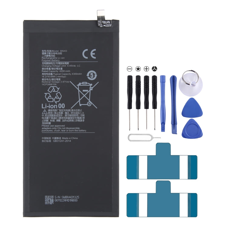 For Xiaomi Pad 5 Pro 4200mAh Battery Replacement BN4D - Others by buy2fix | Online Shopping UK | buy2fix