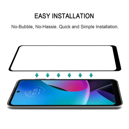 For Motorola Moto G Play 2023 25pcs Full Glue Full Cover Screen Protector Tempered Glass Film - Motorola Tempered Glass by buy2fix | Online Shopping UK | buy2fix