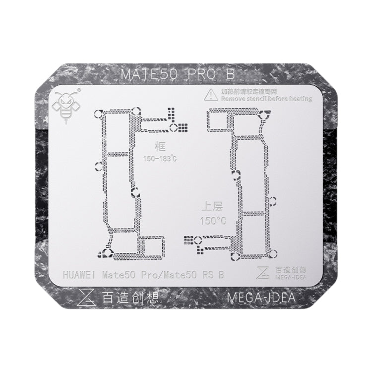 For Huawei Mate 50 Pro B Qianli Mega-idea Multi-functional Middle Frame Positioning BGA Reballing Platform - Repair Platform by QIANLI | Online Shopping UK | buy2fix