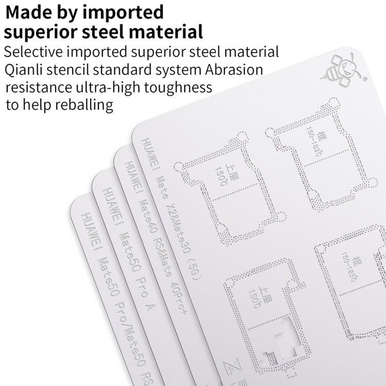 For Huawei Mate 50 Pro B Qianli Mega-idea Multi-functional Middle Frame Positioning BGA Reballing Platform - Repair Platform by QIANLI | Online Shopping UK | buy2fix