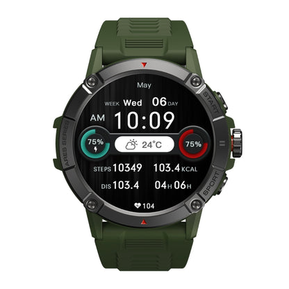 Zeblaze Ares 3 1.52 inch IPS Screen Smart Watch Supports Health Monitoring / Voice Calls(Wild Green) - Smart Watches by Zeblaze | Online Shopping UK | buy2fix