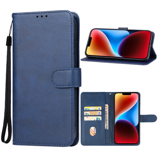 For iPhone 15 Plus Leather Phone Case(Blue) - iPhone 15 Plus Cases by buy2fix | Online Shopping UK | buy2fix