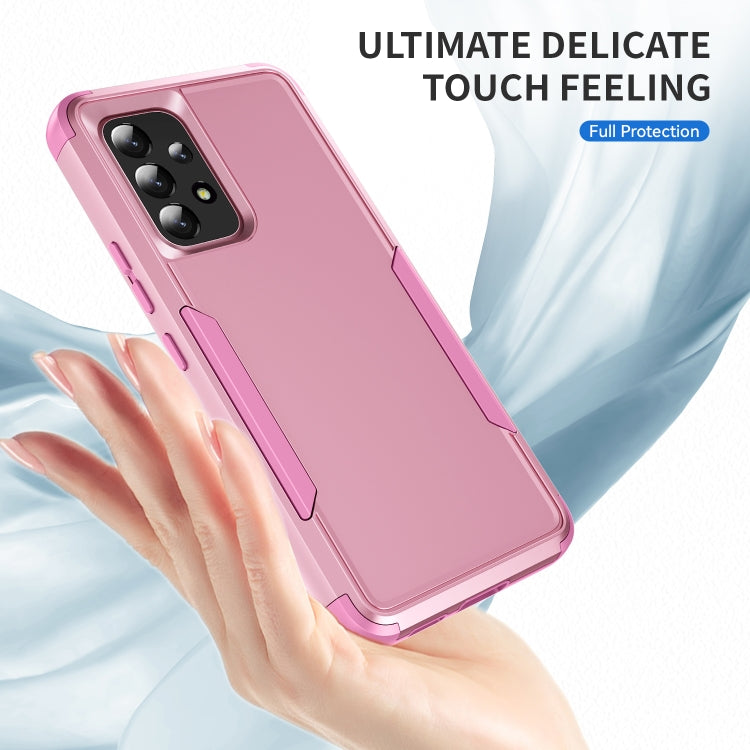 For Samsung Galaxy A53 5G TPU + PC Shockproof Protective Phone Case(Pink) - Galaxy Phone Cases by buy2fix | Online Shopping UK | buy2fix