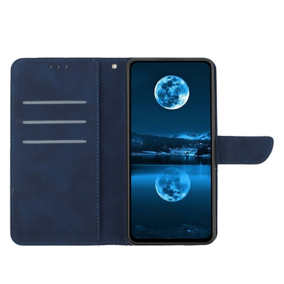 For Sony Xperia 10 IV Stitching Embossed Leather Phone Case(Blue) - Sony Cases by buy2fix | Online Shopping UK | buy2fix