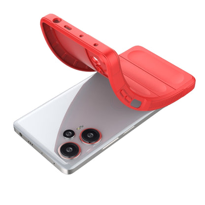 For Xiaomi Redmi Note 12 Turbo Magic Shield TPU + Flannel Phone Case(Dark Grey) - Xiaomi Cases by buy2fix | Online Shopping UK | buy2fix